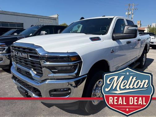 Bright White Clearcoat 2025 RAM 2500 Tradesman Crew Cab 4x4 6'4' Box