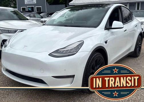 Pearl White Multi-Coat 2021 Tesla Model Y Long Range Dual Motor All-Wheel Drive