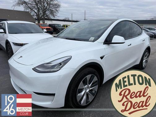 Pearl White Multi-Coat 2021 Tesla Model Y Long Range Dual Motor All-Wheel Drive