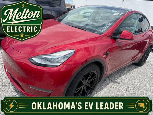 Red Multi-Coat 2022 Tesla Model Y Long Range Dual Motor All-Wheel Drive