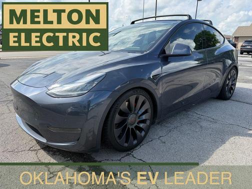 Gray 2020 Tesla Model Y Performance Dual Motor All-Wheel Drive