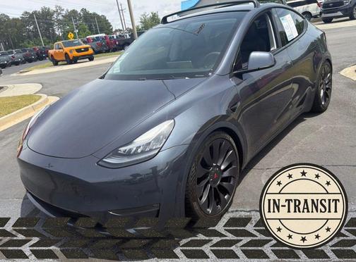 Gray 2020 Tesla Model Y Performance Dual Motor All-Wheel Drive