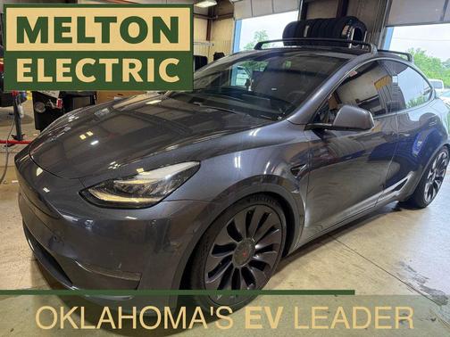 Gray 2020 Tesla Model Y Performance Dual Motor All-Wheel Drive