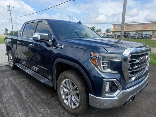 Pacific Blue Metallic 2019 GMC Sierra 1500 SLT