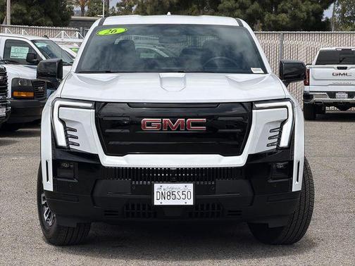 Summit White 2026 GMC Sierra EV Standard Range Elevation