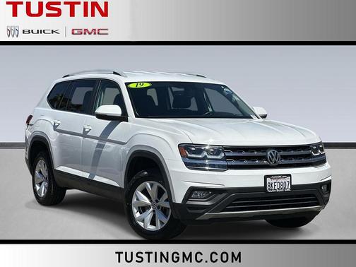 Pure White 2019 Volkswagen Atlas 3.6L SE