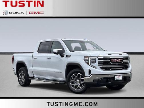 Glacier White Tricoat 2026 GMC Sierra 1500 SLT