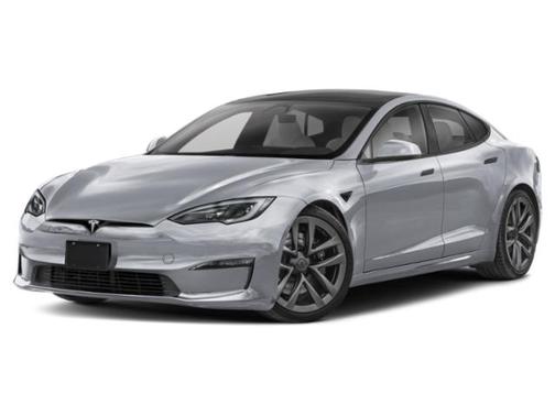 Lunar Silver 2024 Tesla Model S Plaid