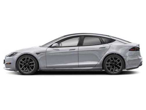 Lunar Silver 2024 Tesla Model S Plaid
