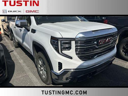 Summit White 2025 GMC Sierra 1500 SLT