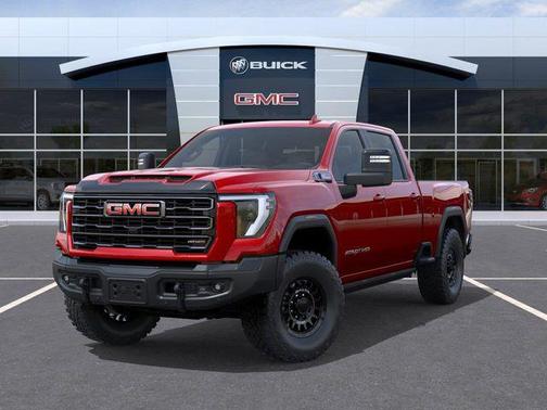 Volcanic Red Tintcoat 2026 GMC Sierra 2500 AT4X