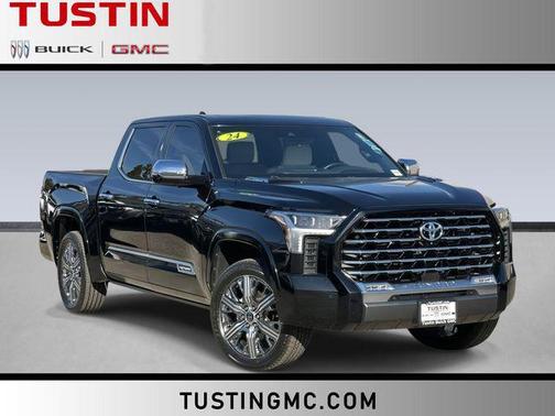 Midnight Black Metallic 2024 Toyota Tundra Hybrid Capstone