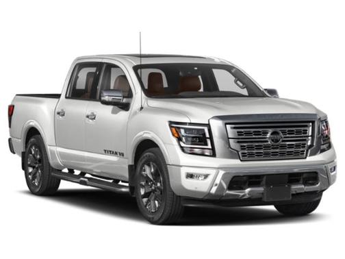 Gun Metallic 2021 Nissan Titan Platinum Reserve