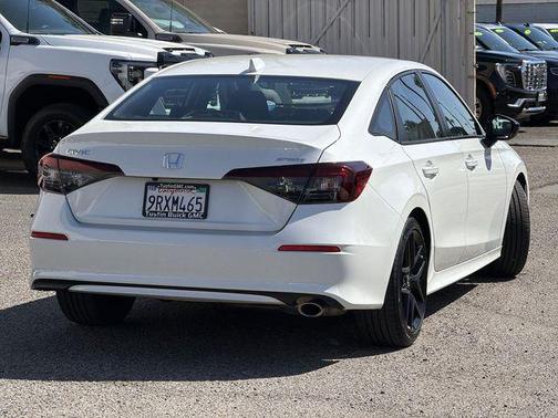 Platinum White Pearl 2025 Honda Civic Sport