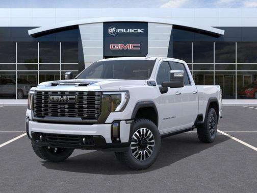 Glacier White Tricoat 2026 GMC Sierra 2500 Denali Ultimate