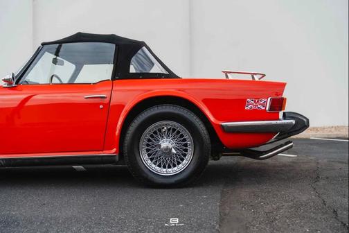 Orange 1975 Triumph TR6 Base