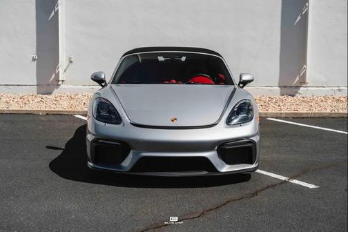 GT Silver Metallic 2021 Porsche 718 Spyder