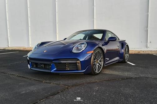 Gentian Blue Metallic 2025 Porsche 911 Turbo S