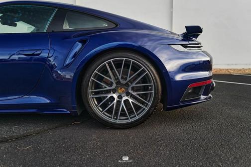 Gentian Blue Metallic 2025 Porsche 911 Turbo S