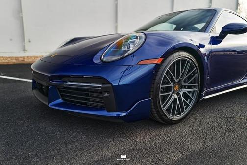 Gentian Blue Metallic 2025 Porsche 911 Turbo S
