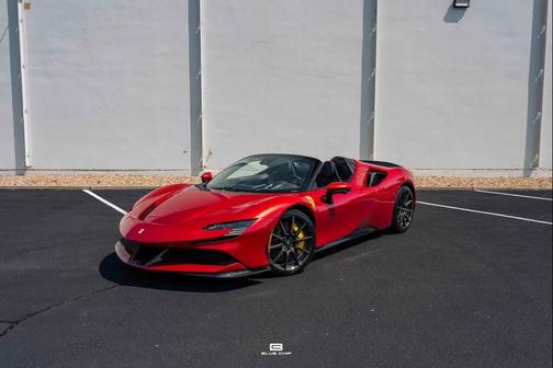 Red 2025 Ferrari SF90 Spider