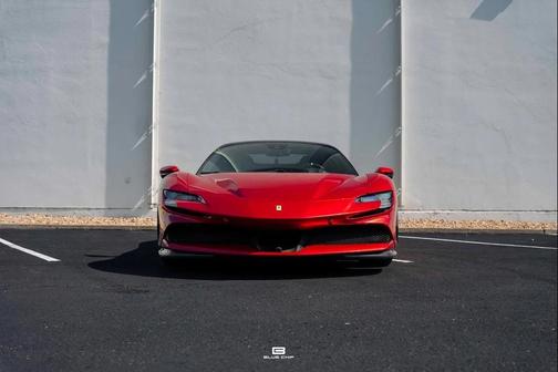 Red 2025 Ferrari SF90 Spider
