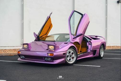 Purple 1991 Lamborghini Diablo