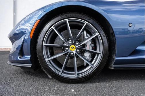 Blue 2021 Ferrari 812 GTS
