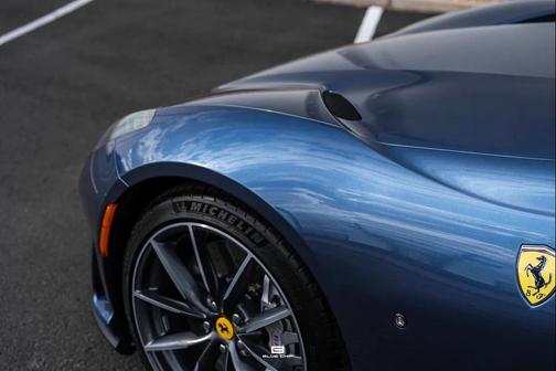 Blue 2021 Ferrari 812 GTS
