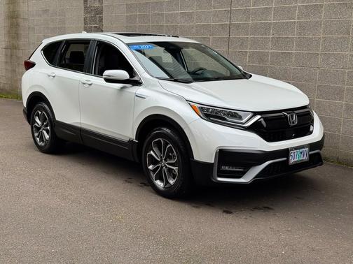 Platinum White Pearl 2021 Honda CR-V Hybrid