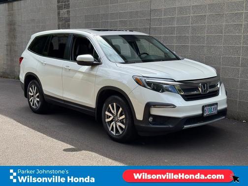 White Diamond Pearl 2019 Honda Pilot