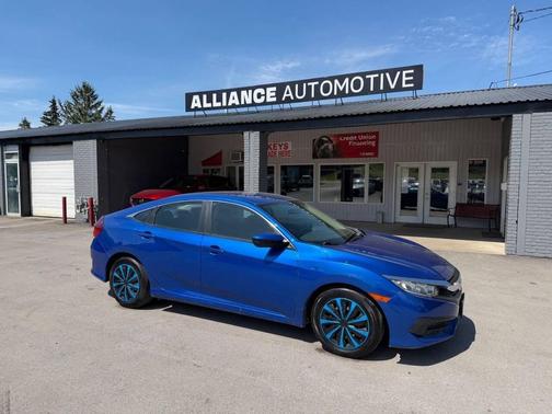 Blue 2018 Honda Civic LX