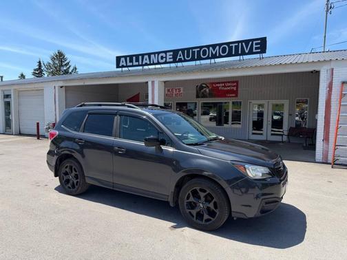 Dark Gray Metallic 2018 Subaru Forester 2.5i Premium Black Edition