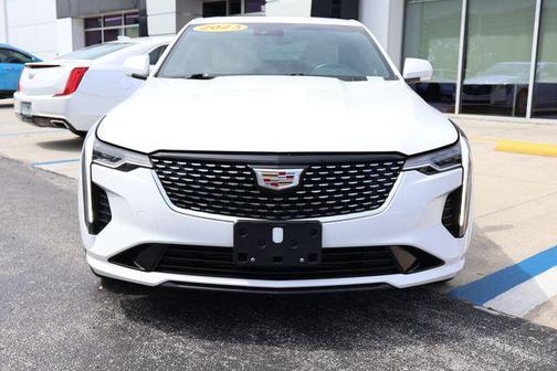 Summit White 2023 Cadillac CT4 Luxury