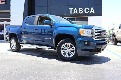 Blue Emerald Metallic 2019 GMC Canyon SLE