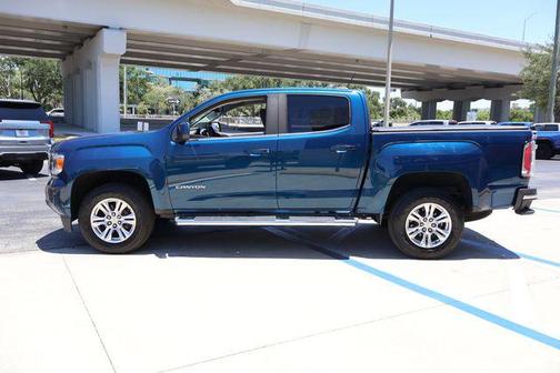 Blue Emerald Metallic 2019 GMC Canyon SLE