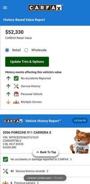 2006 Porsche 911 911 Carrera Cabriolet