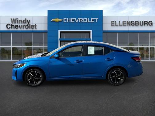 Electric Blue Metallic 2025 Nissan Sentra SV