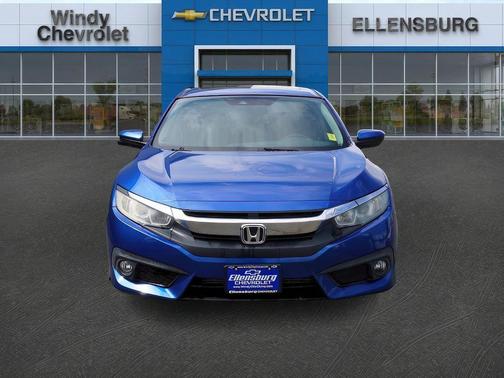 Aegean Blue Metallic 2017 Honda Civic EX-T