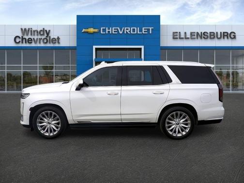 Crystal White Tri-Coat 2023 Cadillac Escalade Premium Luxury