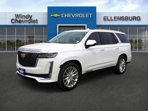 Crystal White Tri-Coat 2023 Cadillac Escalade Premium Luxury