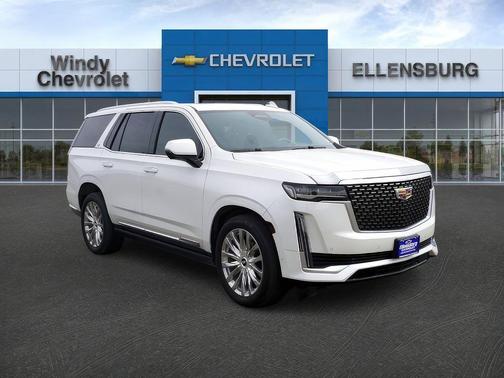 Crystal White Tri-Coat 2023 Cadillac Escalade Premium Luxury