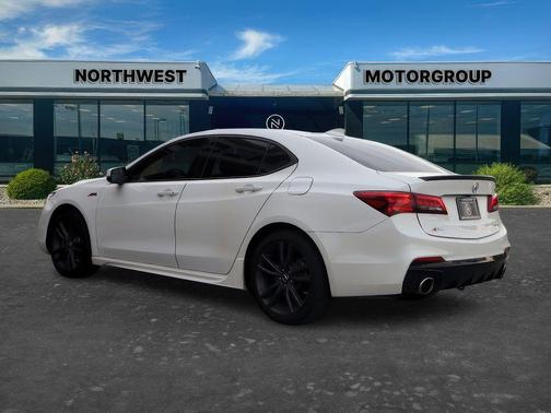 Platinum White Pearl 2019 Acura TLX V6 Technology & A-Spec