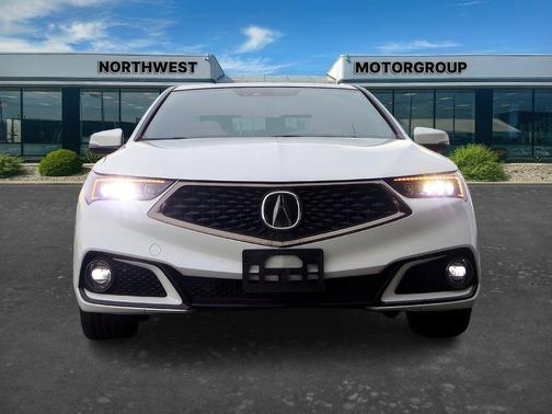 Platinum White Pearl 2019 Acura TLX V6 Technology & A-Spec