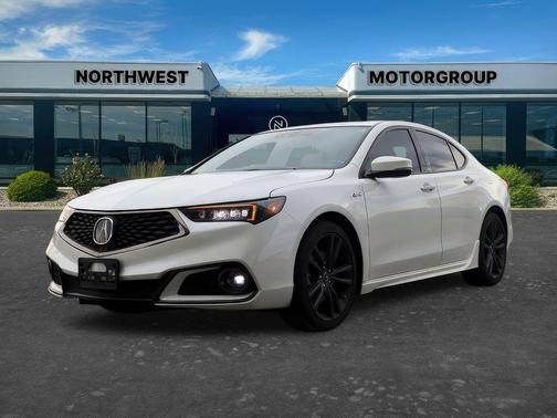 Platinum White Pearl 2019 Acura TLX V6 Technology & A-Spec
