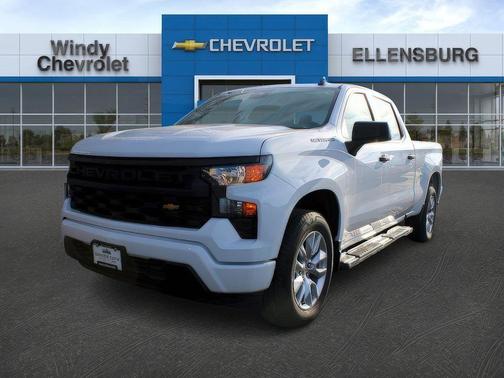 Summit White 2024 Chevrolet Silverado 1500 Custom