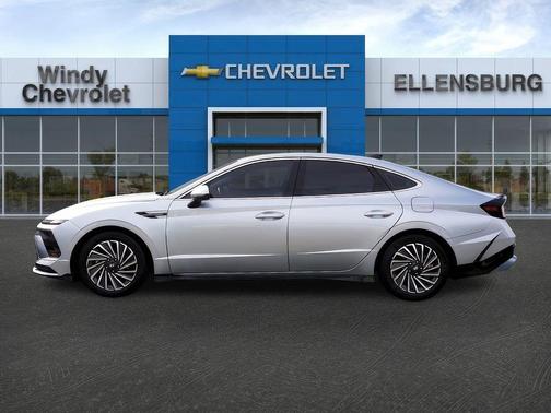 Silver 2024 Hyundai SONATA Hybrid SEL