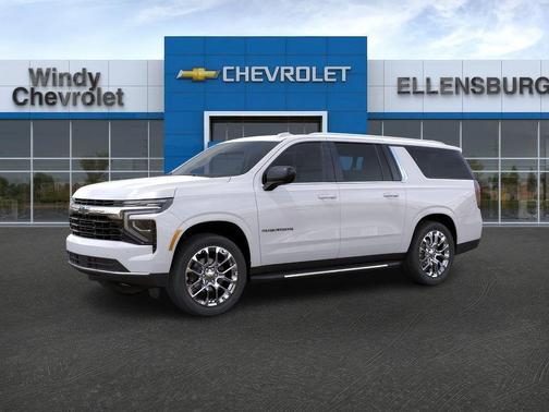 Summit White 2026 Chevrolet Suburban LS