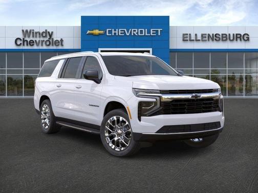 Summit White 2026 Chevrolet Suburban LS SUV