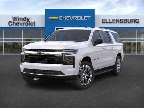 Summit White 2026 Chevrolet Suburban LS